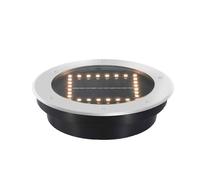 JOUFNING Luminaires Extérieurs Enterrés, Éclairage Paysager Solaire À LED, Lampes Encastrées pour Cour Et Pelouse, Spots Solaires À LED, Panneaux Solaires Étanches IP65(White,4W)