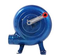 JOUFNING Mini Bruit Bas Ventilateur À Air - Forgeron Manuel Forge Souffleur, Barbecues Centrifuges Pompe À Charbon, Briquets À Charbon Forge BBQ, Ventilateur De Gril Lance-Flammes(250W)