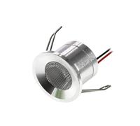 JOUFNING Mini Projecteur D'extérieur 1 W, Spot Encastré 12 V, Faisceau LED Étanche IP65, Applique Murale Dissimulée, pour Armoires Et Vitrines(Warm White 3000k)