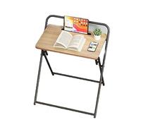 JOUFNING Pliant Table De ConféRence, Table De Chevet avec Porte-Cartes, Bureaux De Réunion/Formation Simples, pour Petits Espaces dans Les Établissements Scolaires(Natural,65 * 47 * 79CM)