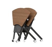 JOUFNING Pliant Table De ConféRence, Table De Formation Moderne en Forme D'éventail, Tables De Réunion Modulaires Et Empilables Mobiles pour Séminaires Et Réunions, pour Bureaux(2)