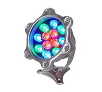 JOUFNING Projecteur D'extérieur pour Aménagement Paysager - Lampe De Fontaine Submersible Étanche IP68, Lampe De Bassin Encastrée Basse Tension AC12/24V, pour Jardin(AC24V(9W))