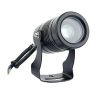 JOUFNING Projecteur LED 3-10 W, Éclairage Paysager Étanche IP67, Projecteur Mural Rotatif, Faisceau Étroit Longue Portée, pour Éclairage Extérieur De Panneaux Publicitaires(Red,3W(AC85-265V))