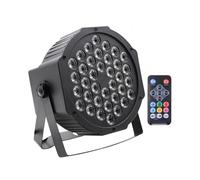 JOUFNING Projecteur LED À Faisceau Large - Éclairage De Scène, Projecteur par RGB 36/54 LED, avec 7 Modes D'activation Sonore Et Télécommande, Idéal pour Fêtes, Concerts, Mariages(54 LED)