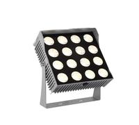 JOUFNING Projecteur LED Carré Étroit - Projecteur LED AC220V À Faisceau Concentré, Angle De 30°, Étanche, Longue Portée, pour Éclairage Mural Extérieur(Blue,4w)