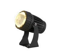 JOUFNING Projecteur LED Extérieur À Faisceau Étroit 10 W Longue Portée, Étanche IP65, Orientable pour Éclairage Extérieur De Ponts, Panneaux Publicitaires Et Bâtiments(Yellow,10W(12V))