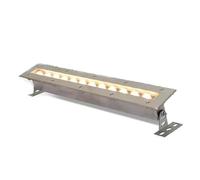 JOUFNING Projecteur LED sous-Marin pour Piscine - Éclairage Paysager Rectangulaire, Projecteur LED Basse Tension AC 24 V, Lampe De Fontaine RVB Étanche IP68(Red,12W-600MM)