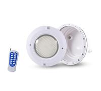 JOUFNING Projecteur LED Submersible pour Fontaine - PAR56 - Éclairage De Bassin sous-Marin, IP68, Éclairage De Piscine, Éclairage Paysager AC 12 V, avec Projecteurs Télécommandés(15W)