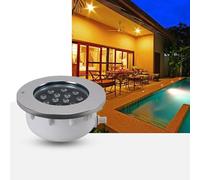 JOUFNING Projecteur LED Submersible pour Piscine - Lampe D'extérieur À Changement De Couleur RGB, Étanche IP67, Encastrée sous l'eau, pour Aquarium, Bassin, Fontaine(RGB,6W)