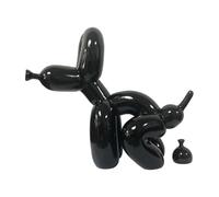 JOUFNING Sculpture Créative De Chien En Ballon - Statue Décorative Moderne De Style Graffiti Pour La Maison, Figurine D'animal Mignon Et Tendance, Décoration En Résine Pour Chambre(Black)