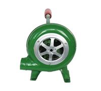 JOUFNING Soufflerie Manuelle en Fer pour BBQ, Allumage De Flamme pour Gril, avec Manivelle, pour Camping Et Randonnée, Allumage De Flamme pour Charbon De Bois(250W)