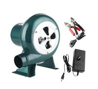 JOUFNING Souffleur d'air Centrifuge pour Barbecues - Ventilateur Électrique 12 V avec Régulateur, Pompe Soufflante À Vitesse Variable, Allume-feu Résidentiel Compact(with Regulator,30W)