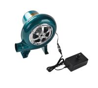 JOUFNING Souffleur Électrique pour Barbecue, Souffleur Centrifuge Électrique 220 V, Ventilateur À Pompe avec Régulateur, Outil De Cuisine pour Le Camping, La Randonnée(30W)