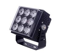 JOUFNING Spot À Faisceau LED Exterieur - Projecteur De Sol Lumières, IP67 Étanche Projecteur LED Projecteur De Mur Extérieur De Bâtiment Extérieur Lumières Étroit Projecteur(Blue,120W)