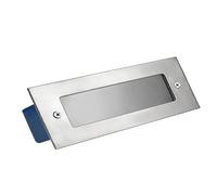 JOUFNING Spot D'extérieur Encastré À Longue Bande, Lampe De Paysage LED 3 W, Spot d'angle D'escalier DC12/24, Applique Murale Basse Tension Étanche IP65(Green,3W-12V)