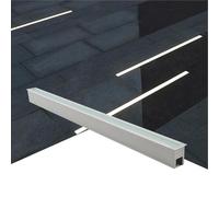 JOUFNING Spot LED Encastré Linéaire Rectangulaire - Éclairage Extérieur Enterré, Étanche IP65, pour Éclairage Paysager De Couloirs Et D'escaliers(White,100-240V(12W))