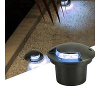 JOUFNING Spots Extérieurs Enterrés, Éclairage Latéral Basse Tension 24 V, Éclairage De Forteresse, Projecteur LED Étanche IP65, Éclairage Latéral Unique, pour Terrasse, Allée(White,6W)