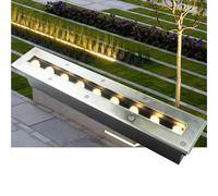 JOUFNING Spots LED De Sol pour Paysage, Spots Extérieurs Enterrés, Spot LED Encastré Étanche IP65, Spots LED Rectangulaires AC85-265 V, pour Villas, Terrasses, Escaliers(White Light,5W)