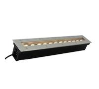 JOUFNING Spots LED Encastrés Au Sol pour Jardin - Lampe Rectangulaire Extérieure Enterrée, Étanche IP65, Longue Bande Lumineuse AC85-265V(Blue,6W)