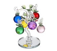 JOUFNING Statue Artistique - Décoration En Verre Cristal Représentant Un Pommier, Sculpture Décorative Pour Bureau, Figurine D'arbre Artificiel, Objet De Collection Pour Table