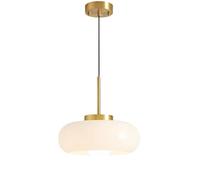 JOUFNING Suspensions pour Restaurant - Luminaire Suspendu Moderne en Forme De Lanterne, Abat-Jour Suspendu en Céramique, Éclairage Intérieur Suspendu, pour Îlot De Cuisine(White)
