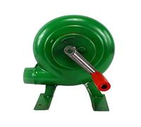 JOUFNING Ventilateur Manuel Iron Gear Popcorn Fan - Briquets À Charbon Forge BBQ, Camping Activateur pour Barbecue, Grille D'allume-Charbon pour De, pour Camping/Cuisson(120W)