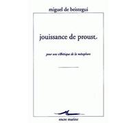 Jouissance de proust Pour une esthétique de la métaphore - Miguel de Beistegui - Encre Marine - broché - Essai