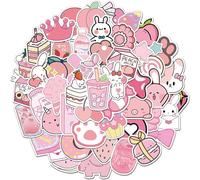 Joukoyo 50 Pièces Autocollant Kawaii Stickers Set Autocollant Aesthetic-Stickers Fun pour Guitare、Bouteille、Ordinateur、Scrapbook etc