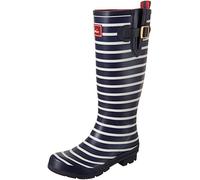 Joules Femme Welly Print Bottes & Bottines de Pluie, Bleu (French Navy Stripe), 37 EU