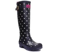 Joules Femme Welly Print Bottes & Bottines de Pluie, Bleu (Navy Spot), 36 EU