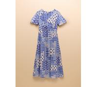 Joules Joules Adele Blue Wrap Dress Blue EU 34 (UK 6)