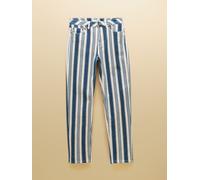 Joules Joules Blue Striped Straight Fit Mid Rise Jeans