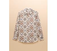 Joules Joules Claudia Cream Bridle Print Boyfriend Shirt Cream Bridle Print EU 52 (UK 24)