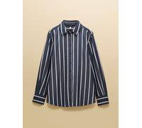 Joules Joules Claudia Navy Cream Stripe Boyfriend Shirt Navy Cream Stripe EU 52 (UK 24)