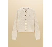 Joules Joules Cream Cable Knit Button Up Cardigan