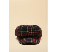 Joules Joules Elvaston Navy/Khaki Check Tweed Baker Boy Hat