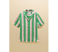 Joules Joules Green Stripe Short Satin Pyjama Set