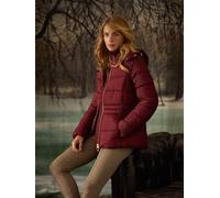 Joules Joules Hadlow Red Showerproof Padded Coat with Hood