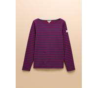 Joules Joules Harbour Red/Blue Boat Neck Long Sleeve Breton Stripe Top