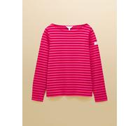 Joules Joules Harbour Red/Pink Boat Neck Long Sleeve Breton Stripe Top
