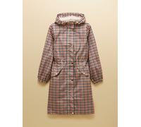 Joules Joules Holkham Gingham Waterproof Packable Raincoat With Hood