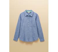 Joules Joules Ida Blue Long Sleeve Cotton Shirt Blue EU 36 (UK 8)