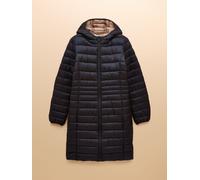 Joules Joules Kenley Navy Showerproof Long Padded Coat with Hood