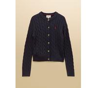 Joules Joules Navy Cable Knit Button Up Cardigan