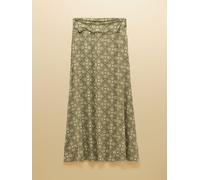 Joules Joules Nia Khaki Green Jersey Midi Skirt Khaki Green S (EU 36-38)