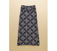 Joules Joules Nia Navy Geo Jersey Midi Skirt Navy Geo L (EU 44-46)