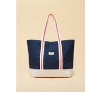 Joules Joules Promenade Navy Canvas Tote Bag