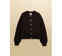 Joules Joules Rafferty Black Cable Knit Cardigan