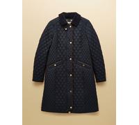 Joules Joules Rosewell Manteau imperméable long matelassé en diamants