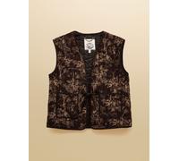 Joules Joules Venetia Veste sans manches en velours matelassé nouée sur le devant